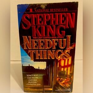 3 vintage Steven Kings soft back 1st edition books